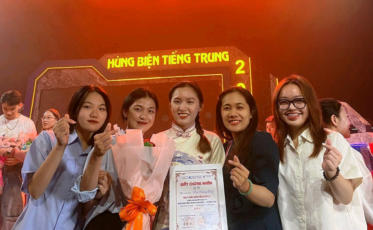 Sinh viên LHSS ghi dấu ấn tại Chung kết Hùng biện tiếng Trung toàn quốc - Đà Nẵng 2023