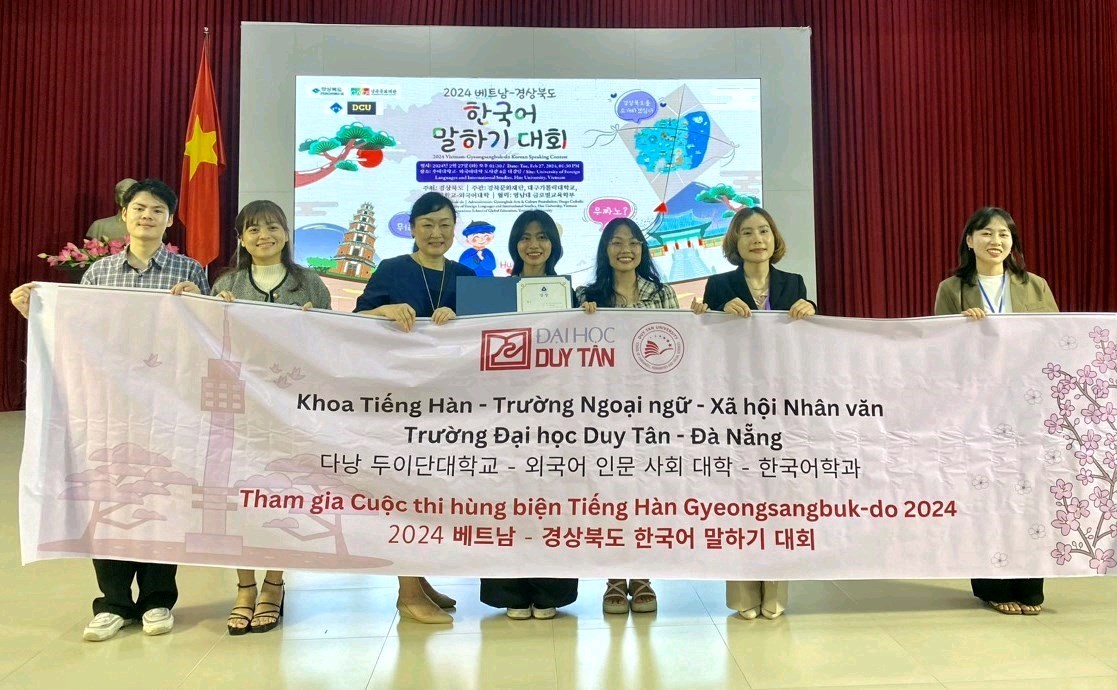 Sinh viên LHSS đạt Giải Đồng Cuộc thi nói Gyeongsanbuk Do - Việt Nam 2024